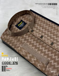 Thunder Wood Contrast Panjabi কোড - 376 - Shahriar Premium