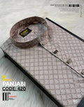 Weightless Off White Panjabi কোড-420