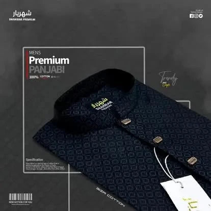 Giza 2 Black Panjabi কোড - 87 - Shahriar Premium