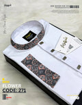 White Flower Contrast কোড -271 - Shahriar Premium
