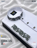 Circel Embroidery White কোড-171 - Shahriar Premium